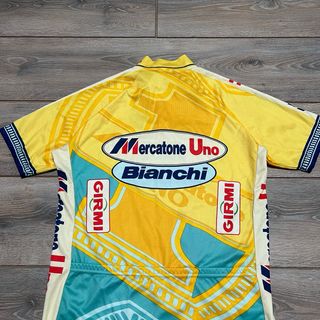 Vintage 1998 Santini Mercatone Uno Cycling Jersey