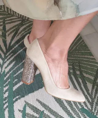 Zapatos fiesta ante Hannibal Laguna T39 color visó