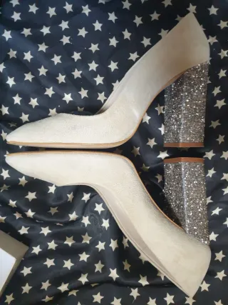 Zapatos fiesta ante Hannibal Laguna T39 color visó