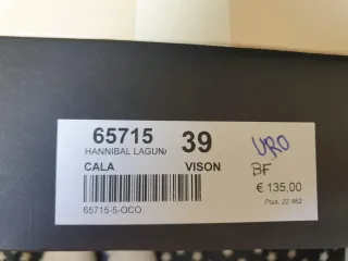 Zapatos fiesta ante Hannibal Laguna T39 color visó