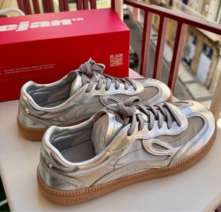 Zapatillas LEJAN plateadas