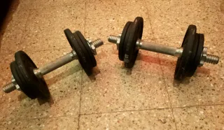 Mancuernas ajustables 20 kg