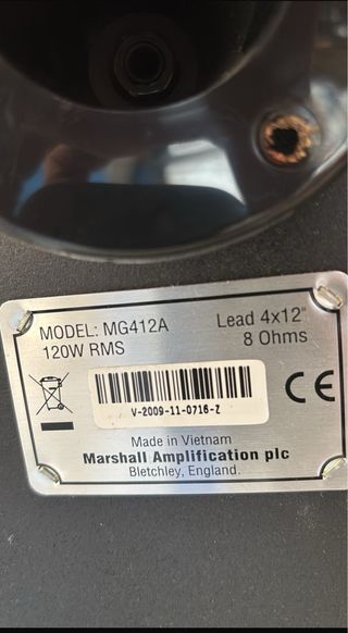 Amplificador Marshall MG100HDFX