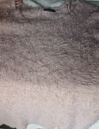 Chaleco mujer pelito rosado