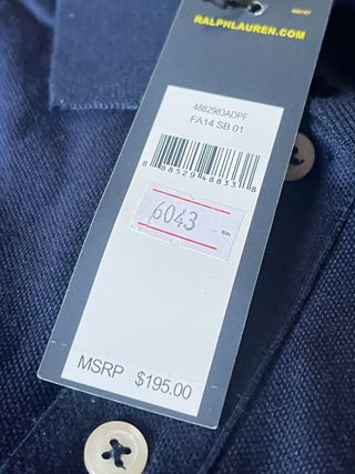 Polo Ralph Lauren Azul Talla M