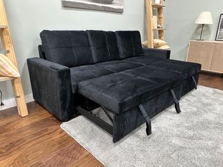 Sofá Cama Gris con Arcón Nuevo