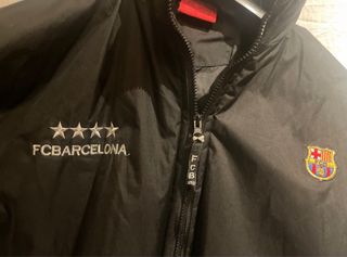 Anorak FC Barcelona oficial TM negro