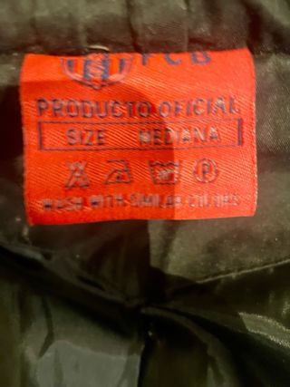 Anorak FC Barcelona oficial TM negro