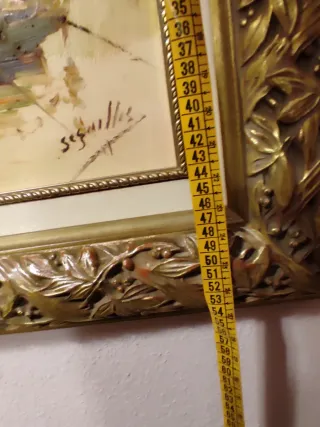 Cuadro óleo sobre lienzo de Antonio Segrelles