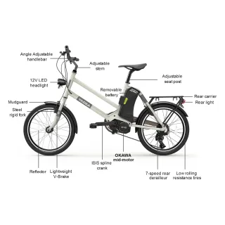 YADEA YT300 EBIKE 250W 36V Motor Central