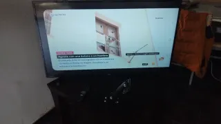 Televisión smart Philips 43 con soporte