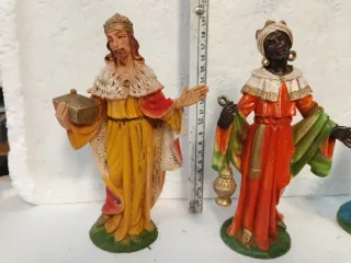 Statue dei Re Magi vintage