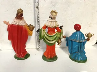 Statue dei Re Magi vintage