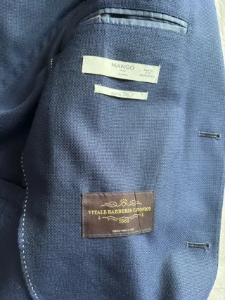 Americana azul Mango Talla L