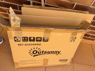 Pack 2 mesas auxiliares plegables exterior.