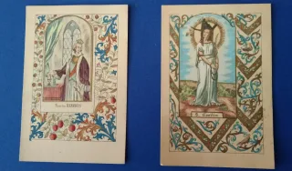 3 ANTIGUAS ESTAMPAS RELIGIOSAS / PRINCIPIOS S.XX