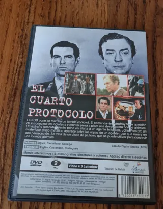 DVD El Cuarto Protocolo Michael Caine