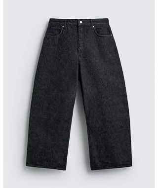 Pantalón Zara Jeans Wide Fit T.44