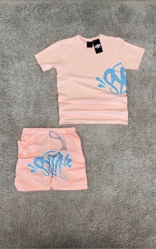 Conjunto Chándal Verano Blanco y Rosa