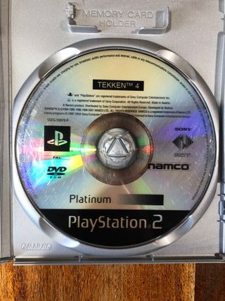 Tekken 4 ps2 platinum