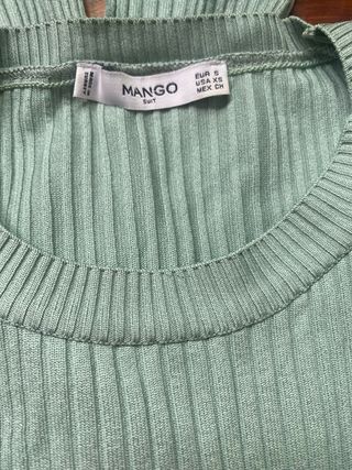 Conjunto Falda y Jersey Mango Verde