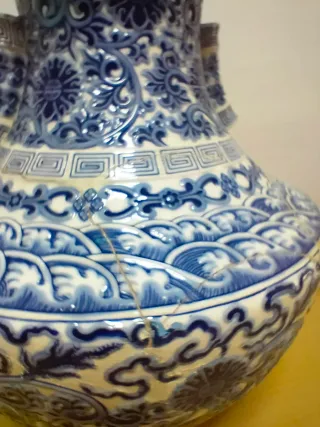Jarrón Lladró Blue Empire