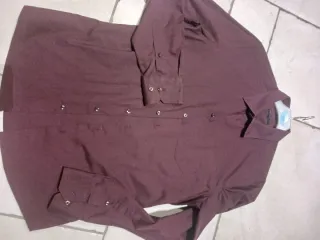 Camicia uomo bordeaux Piazza Italia taglia S