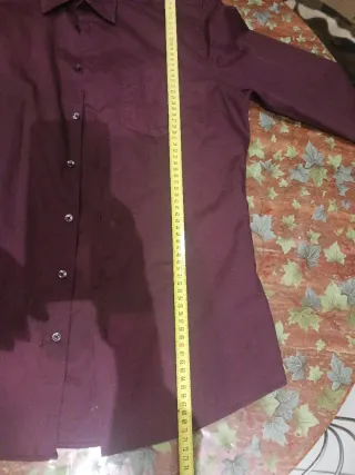 Camicia uomo bordeaux Piazza Italia taglia S