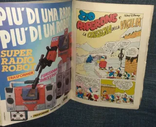 Fumetto Topolino vintage 1985 con allegato Masters