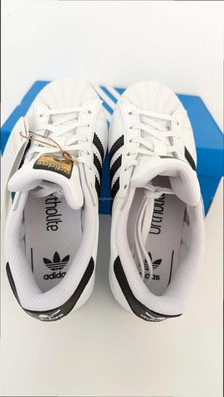 Adidas Superstar Talla 41 Blancas/Negras