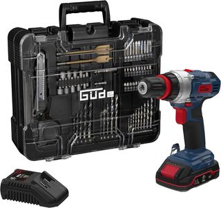 Taladro Inalámbrico Güde BS18 + Set 126 Piezas