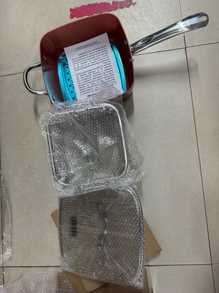 Sartén Cuadrada Huseware 24cm + Cesta
