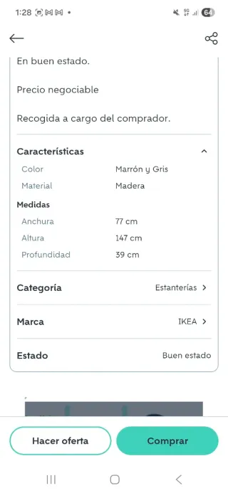2 Estanterías Ikea