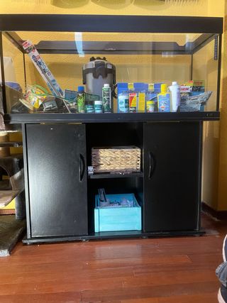 Acuario Juwel Negro 240 L con mueble