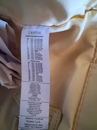 Borsa Carpisa Gialla Intrecciata