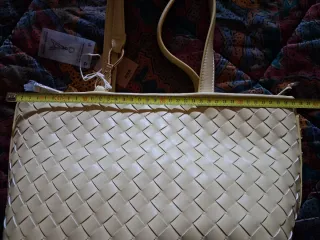 Borsa Carpisa Gialla Intrecciata