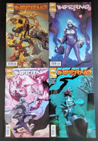 CÓMICS MARVEL. INFERNO. COMPLETA.