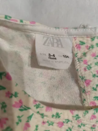Vestido Zara Verano Flores