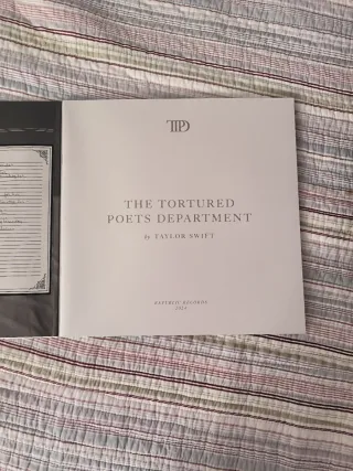 Vinilo Taylor Swift TTPD The Manuscript