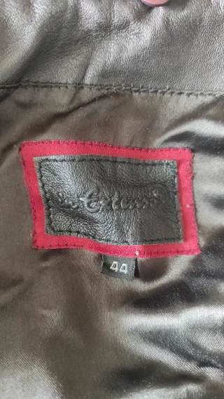 Chaqueta de cuero mujer color marrón chocolate