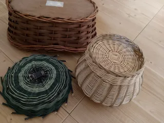 3 Cestas de Mimbre