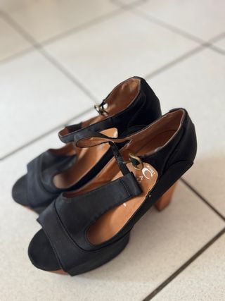 Scarpe Jeffrey Campbell tacco 12 n.38