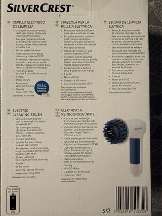 Spazzola Elettrica Pulizia SilverCrest