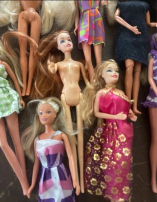 Lotto 17 bambole Migliorati, Barbie Steffi e altre