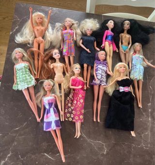 Lotto 17 bambole Migliorati, Barbie Steffi e altre