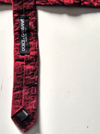 Cravatta Dolce & Gabbana Seta Rossa