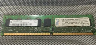 Memorias DDR2 512MB PC2-5300E ECC Unbuffered
