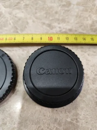 Tapas de objetivo Canon