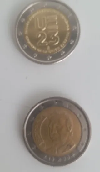 2 Monedas Euro Antiguas