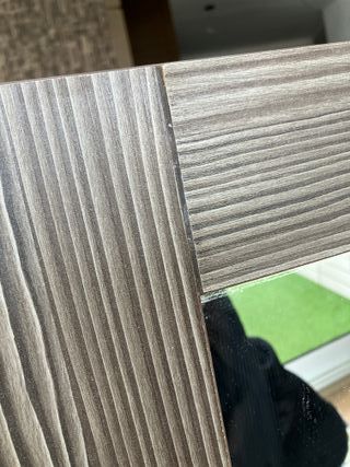 Espejo de pared gris